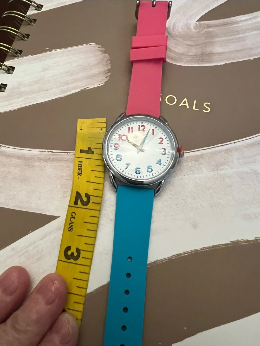 Junior Watch - Pink & Blue Strap